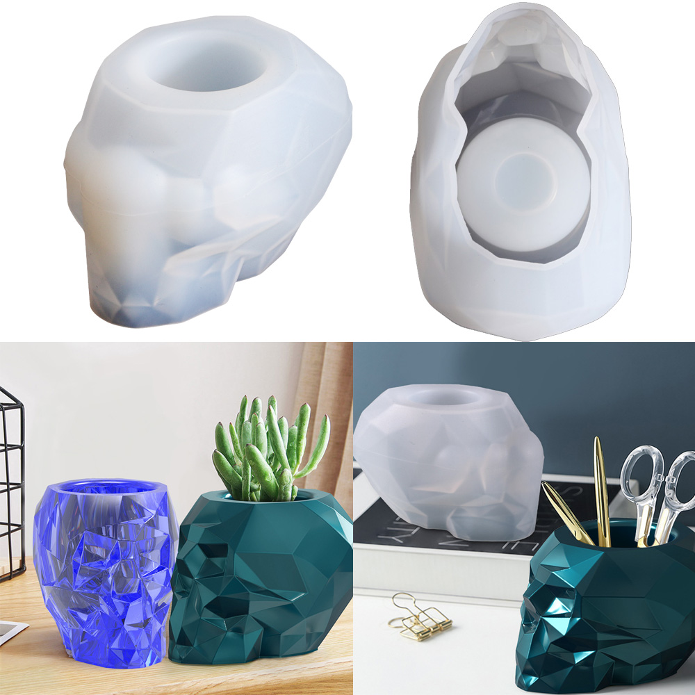 Potsticker Mold - DIY คริสตัลอีพ็อกซี่เรซินแม่พิมพ์เทียนน้ำมันหอมระเหยทรงกระบอกกรวยเทียนลูกตุ้มเครื่องประดับตกแต่งซิลิโคนแม่พิมพ์