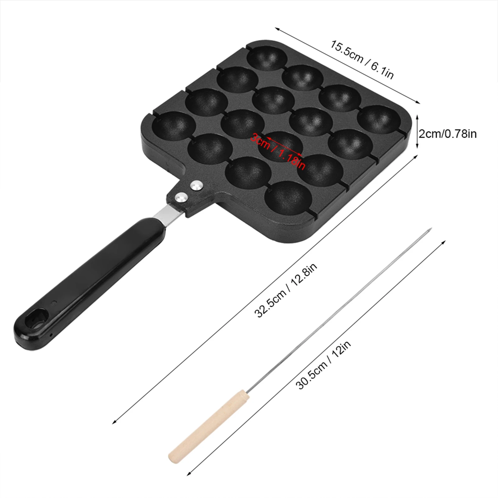 กระทะย่างทาโกะยากิแบบไม่ติดกระ - Takoyaki Grill Plate บทวิจารณ์และราคา