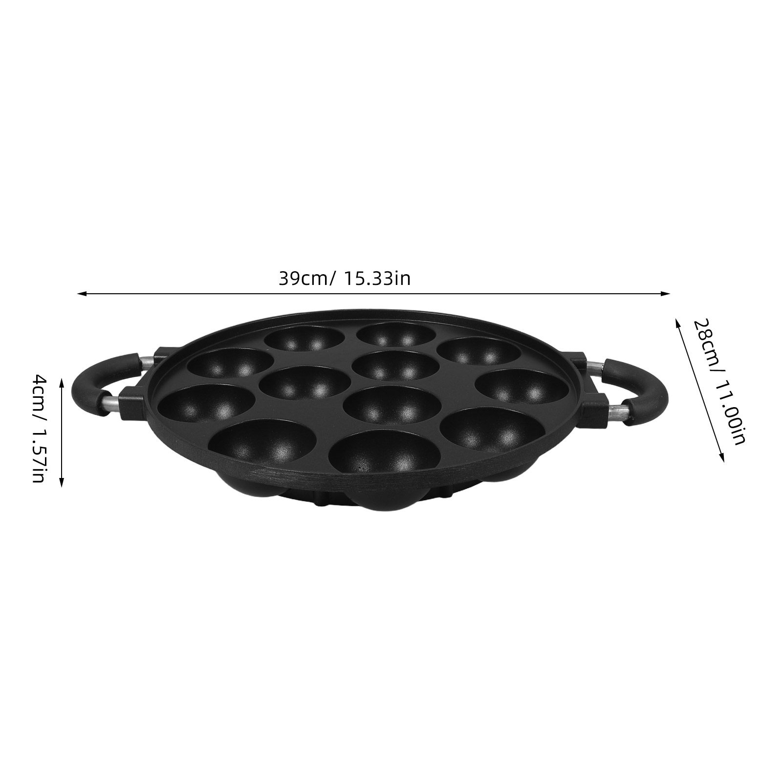 กระทะทาโกะยากิ 12 หลุม เคลือบส - Takoyaki Grill Plate บทวิจารณ์และราคา