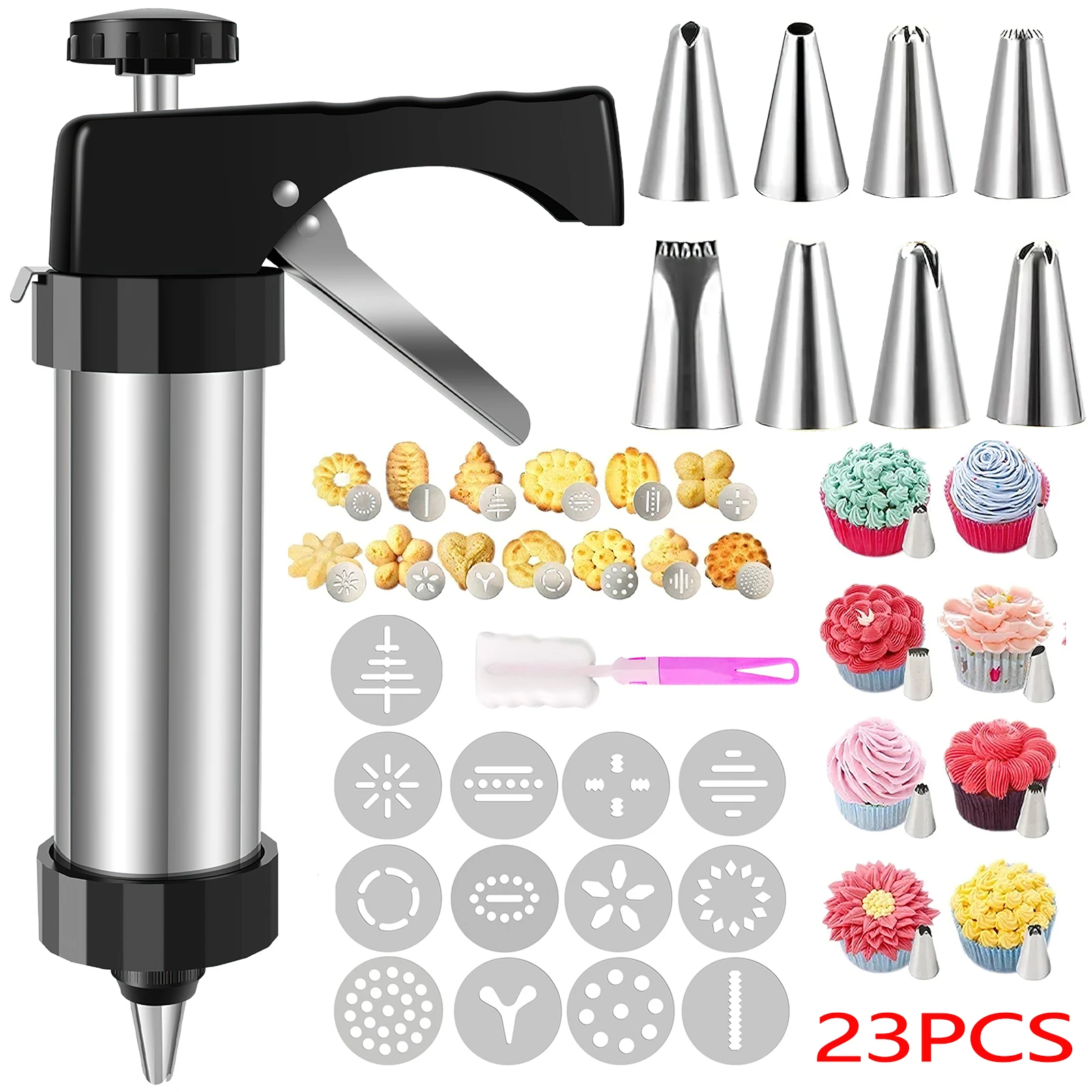 ชุดเครื่องทำคุกกี้คริสต์มาสพร้ - Churros Maker Gun บทวิจารณ์และราคา